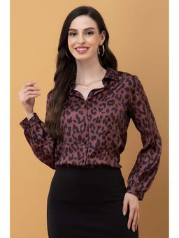 PURYS - Bronze Animal Printed Classic Shirt