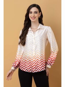 PURYS - Multi-Color Ombre Satin Shirt