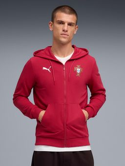 Puma - Portugal Ftblculture Men's Football Hooded Sweat Red Jacket
