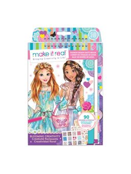 Make It Real - Fashion Design Sketchbook Blooming Creativity For Kids