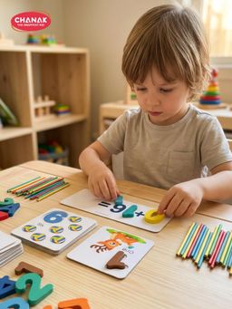 Chanak - Mathematics Learning Toy, With Wipe & Clean Cards