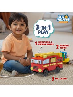 Li'l Wizards - Build Your Own - Firetruck For Kids