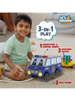 Li'l Wizards - Build Your Own - Police Van For Kids