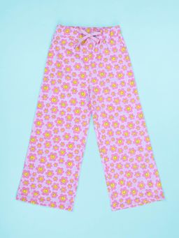 KiddoPanti - Pink Printed Pyjama