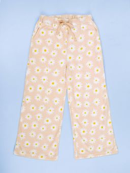 KiddoPanti - Peach Printed Pyjama