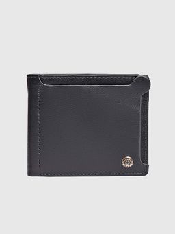 SENNES - Black Georgia Nappa Men Wallet (S)
