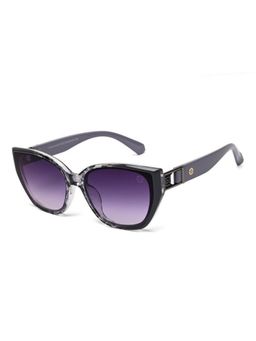 HASHTAG EYEWEAR - Women Fynix Uv Protection Full Rim Purple Lens Sunglasses