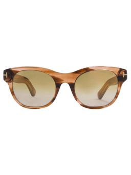 Tom Ford - Brown Lens Acetate Full Rim Women Sunglasses (51)