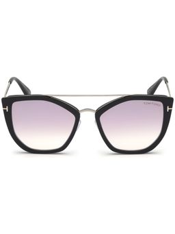 Tom Ford - Purple Lens Metal Full Rim Women Sunglasses (55)