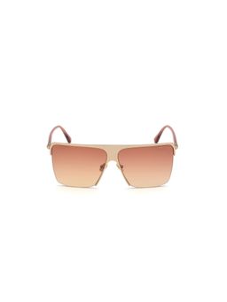 Tom Ford - Brown Lens Metal Half Rim Women Sunglasses (61)