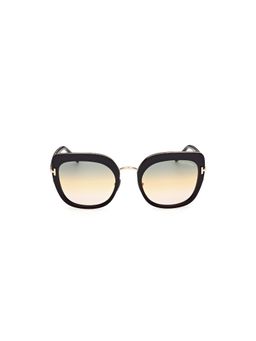 Tom Ford - Yellow Lens Metal Full Rim Women Sunglasses (55)