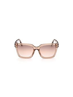 Tom Ford - Brown Lens Acetate Full Rim Women Sunglasses (55)