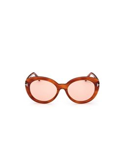 Tom Ford - Brown Lens Acetate Full Rim Women Sunglasses (55)