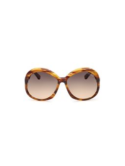 Tom Ford - Grey Lens Acetate Full Rim Women Sunglasses (62)