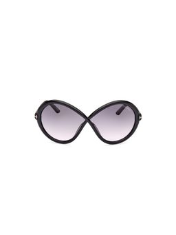 Tom Ford - Grey Lens Acetate Full Rim Women Sunglasses (68)
