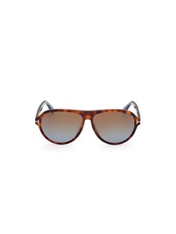 Tom Ford - Brown Lens Acetate Full Rim Men Sunglasses (59)