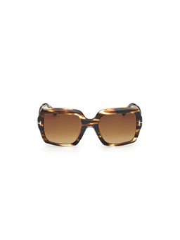 Tom Ford - Brown Lens Acetate Full Rim Women Sunglasses (54)