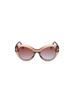 Tom Ford - Brown Lens Acetate Full Rim Women Sunglasses (52)