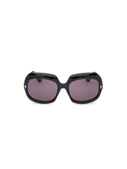 Tom Ford - Grey Lens Acetate Full Rim Women Sunglasses (60)