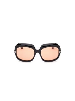 Tom Ford - Brown Lens Acetate Full Rim Women Sunglasses (60)