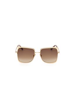 Tom Ford - Brown Lens Metal Full Rim Women Sunglasses (57)