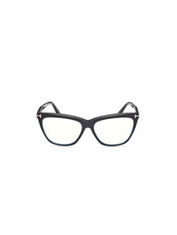 Tom Ford - Black Acetate Full Rim Women Frame (56)