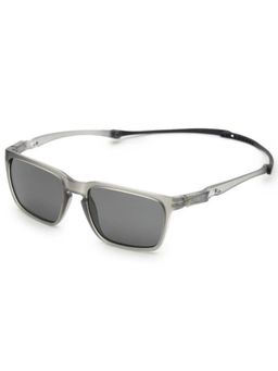 HASHTAG EYEWEAR - Unisex Draggo Polarised Full Rim Grey Lens Sunglasses