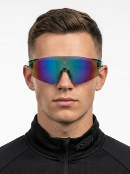 HASHTAG EYEWEAR - Unisex Auryon Uv Protection Rimless Multi-Color Lens Sunglasses