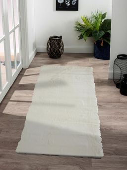 OBSESSIONS - Anti-Static Solid Acrylic Floor Runner, White
