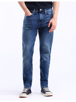 Flying Machine - Blue Slash Slim Tapered Jeans