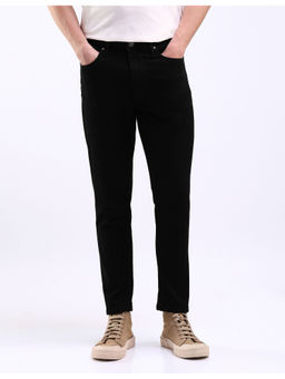 Flying Machine - Black Mankle Relax Tapered Fit Jeans