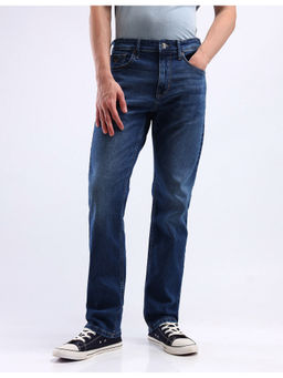 Flying Machine - Blue F-Jango Straight Fit Washed Jeans