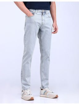 Flying Machine - Blue Slash Slim Tapered Fit Jeans