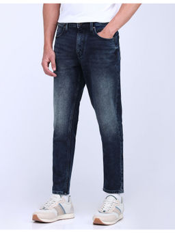 Flying Machine - Navy Blue Mankle Relax Tapered Fit Jeans