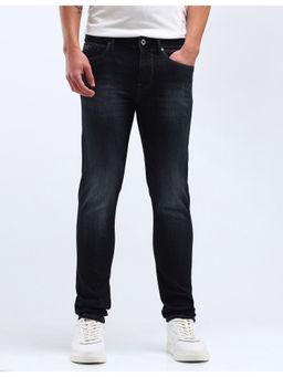 Flying Machine - Jackson Navy Blue Super Skinny Fit Stone Wash Jeans