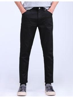 Flying Machine - Black Mankle Relax Tapered Fit Jeans