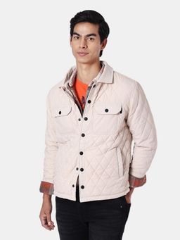 Pepe Jeans - Solid Men Long Sleeves Beige Jacket