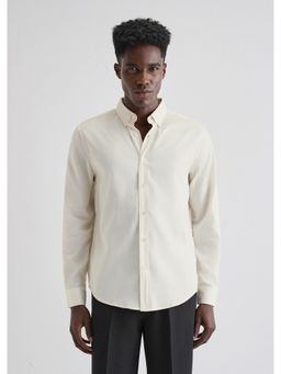Banana Club - Cream Tencel Solid Shirt