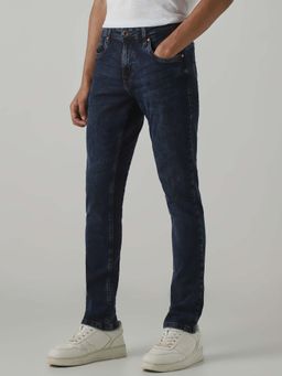 Mufti - Blue Denim Solid Jeans