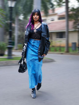 IZF - Blue Denim Maxi Skirt