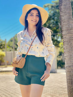 Pasha India - Women Cream Floral Shirt