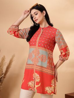 Nayam by lakshita - Printed Straight Crepe Tunic for Women