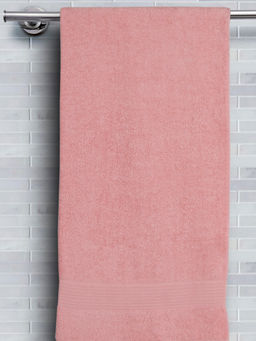 Maspar - Cotton Solid Medium Bath Towel Pink