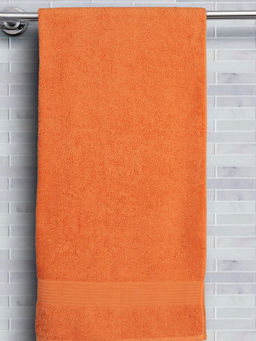 Maspar - Cotton Solid Medium Bath Towel Orange