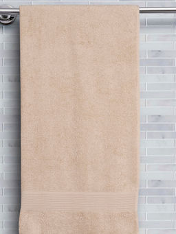 Maspar - Cotton Solid Medium Bath Towel Beige