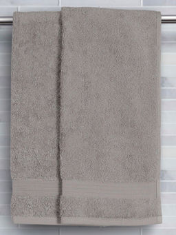 Maspar - Cotton Solid Hand Towel Grey (Pack Of 2)
