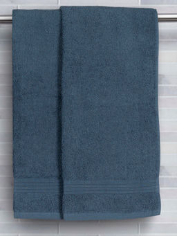 Maspar - Cotton Solid Hand Towel Blue (Pack Of 2)