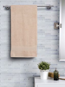 Maspar - Cotton Solid Medium Bath Towel Beige