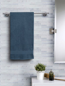 Maspar - Cotton Solid Medium Bath Towel Blue