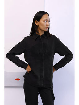 No Grey Area - Black Acid Washed Third Eye Shirt